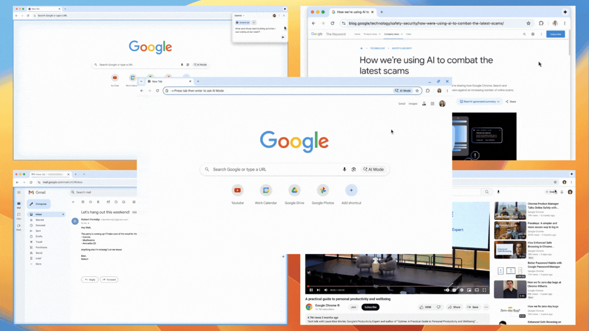 6 AI Features of the New Gemini-Powered Google Chrome (2025)