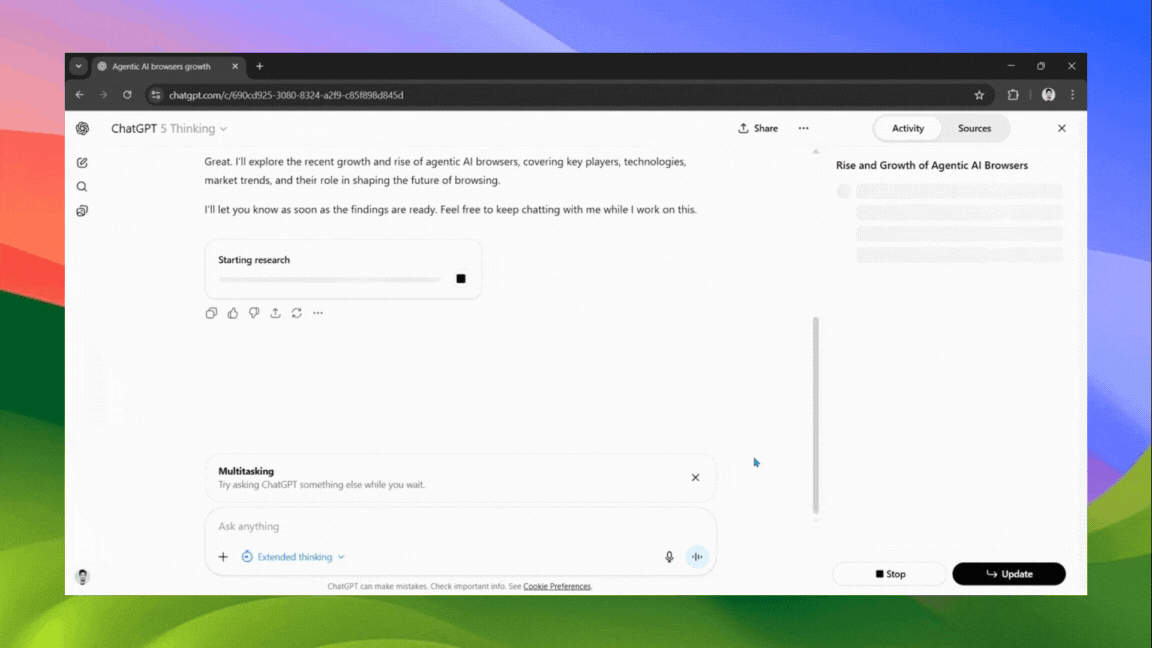 How to Add Context to Your Running ChatGPT Deep Research & GPT-5 Pro Query (Step-by-Step)