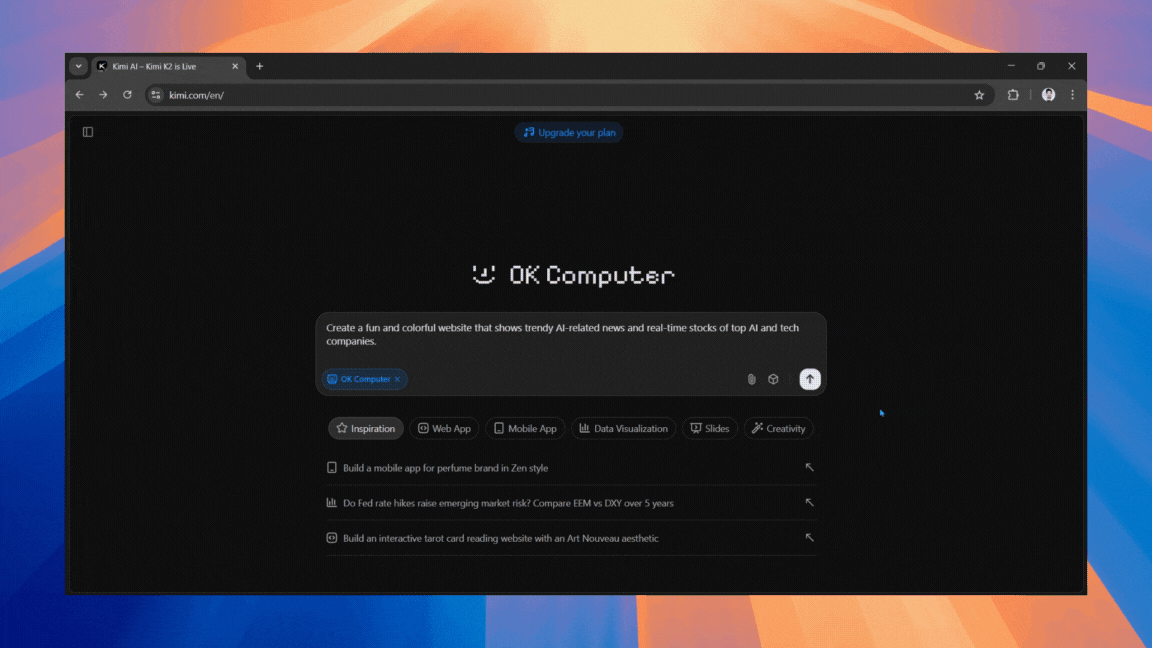 Kimi OK Computer: A Hands-On Guide to the All-in-One Agent Mode
