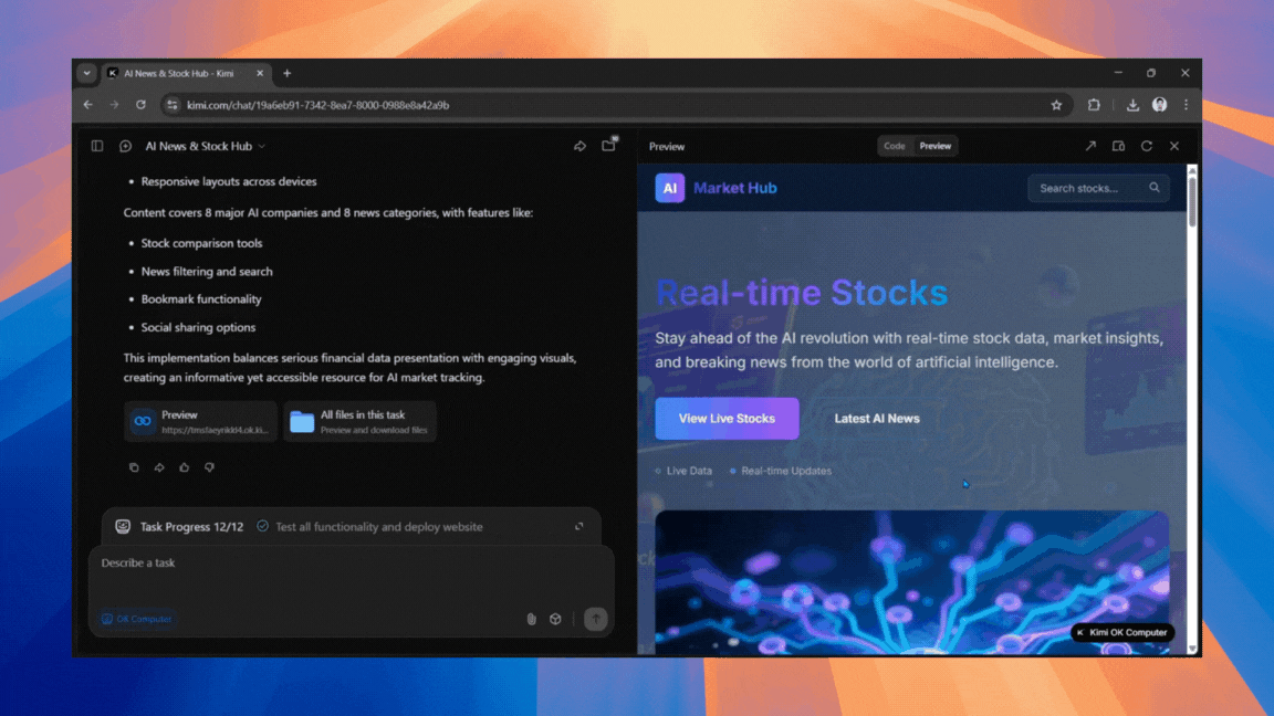 Kimi OK Computer: A Hands-On Guide to the All-in-One Agent Mode