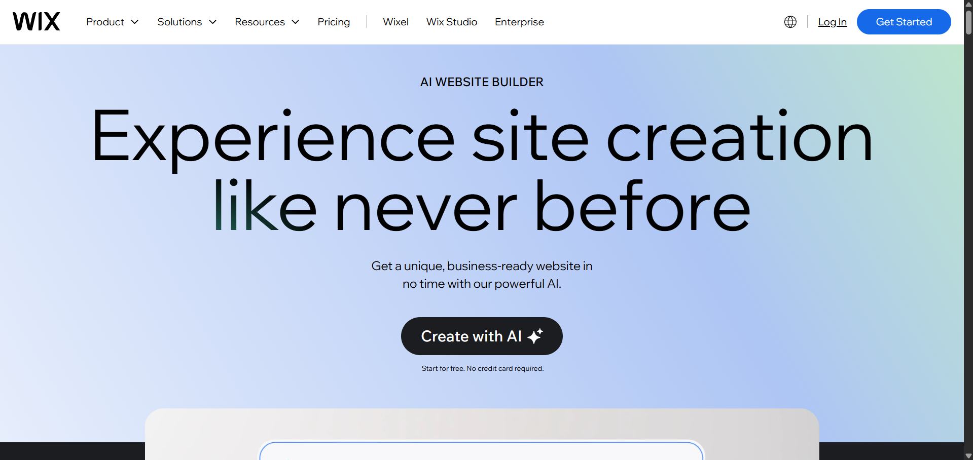 Wix Studio (AI Tools Club)